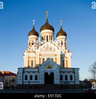 La cathédrale Alexandre Nevsky à Tallinn Banque D'Images