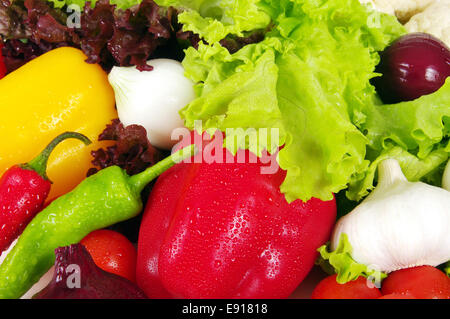 Pour les salades de légumes Banque D'Images