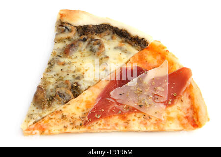Tranches de pizza Banque D'Images