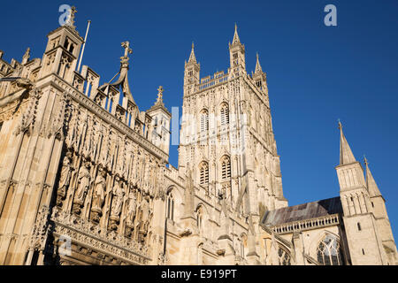 La cathédrale de Gloucester, Gloucester, Gloucestershire, Angleterre, Royaume-Uni, Europe Banque D'Images