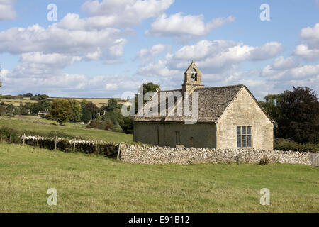 L'église St Oswald, Widford, près de Burford, Cotswolds, Oxfordshire, Angleterre, Royaume-Uni, Europe Banque D'Images