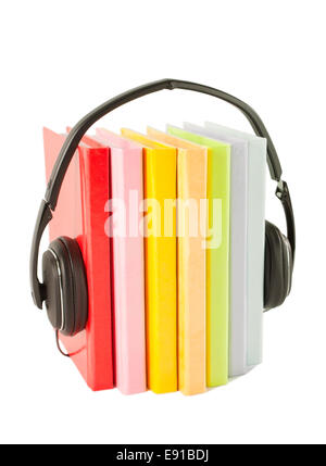 Concept des livres audio Banque D'Images