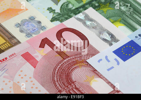 Billets de banque d’euro Banque D'Images