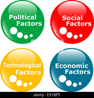 L'analyse de l'icône bouton concept. Banque D'Images