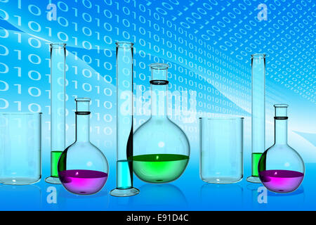 matériel de laboratoire Banque D'Images