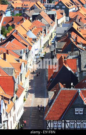 Vieille ville, Goslar Banque D'Images