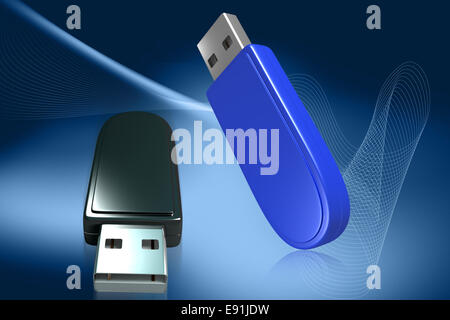 Lecteur flash USB Banque D'Images