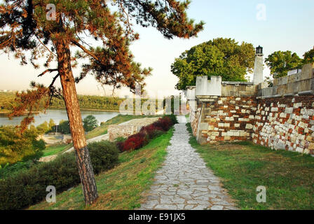La forteresse de Kalemegdan à Belgrade Banque D'Images