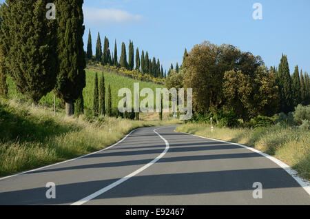 sur la route Banque D'Images