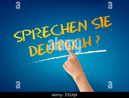 Avez-vous l'anglais speck Banque D'Images