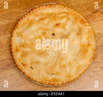 Tarte aux pommes maison fraîchement préparés Banque D'Images