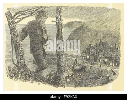 Illustration tirée de l’œuvre d’A. Hughes de *Enoch Arden*, un poème d’Alfred Lord Tennyson, montrant une scène du récit, représentant peut-être les émotions ou les thèmes du poème comme le désir ou le retour. Banque D'Images