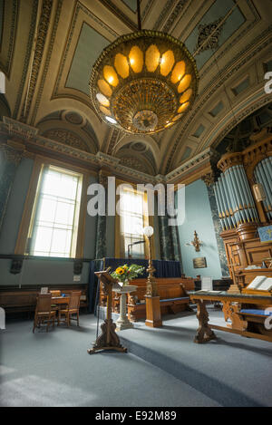 United Reformed Church Saltaire, Bradford, Yorkshire, UK. Banque D'Images