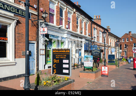 Une rangée de boutiques de bijoux sur Vyse Street dans le quartier de Birmingham Bijoux en Hockley Banque D'Images