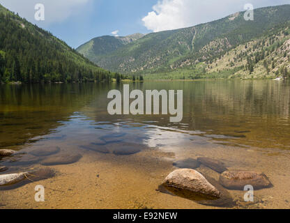 Lac de Cottonwood près de Buena Vista, Colorado, USA Banque D'Images