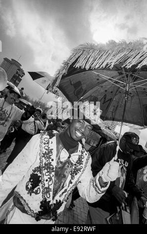 NEW ORLEANS, LA - 01 MAI : Mardi Gras à La Nouvelle Orléans, Louisiane, le 1 mai 1991. Banque D'Images