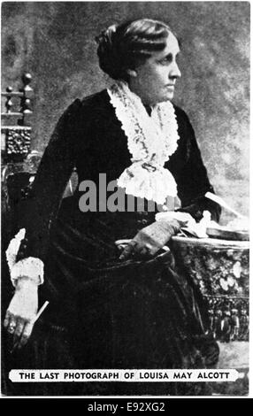 Louisa May Alcott (1832-88), romancière américaine, Portrait, circa 1887 Banque D'Images