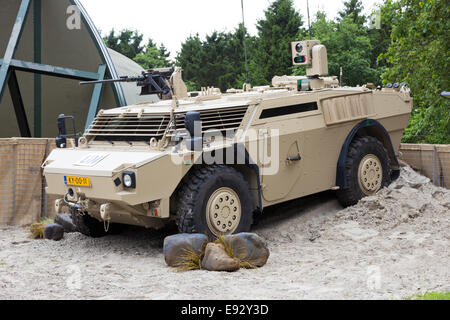 L'armée néerlandaise Fennek véhicule blindé de reconnaissance . Banque D'Images