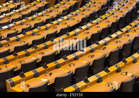 Le Parlement européen Prix (hémicycle) à Bruxelles. Banque D'Images