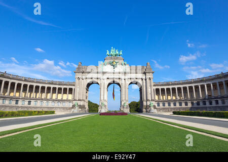 De triomphe dans le Parc du Cinquantenaire, Bruxelles, Belgique Banque D'Images