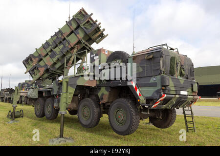 Système de missile Patriot allemand system Banque D'Images