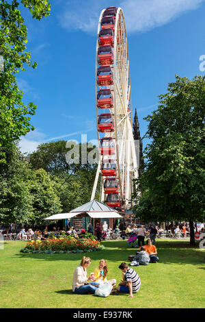 Princes Street Gardens, Édimbourg. Banque D'Images