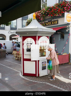 Membres de Jersey Channel Islands Lottery, St Helier, Jersey les îles de la Manche Banque D'Images