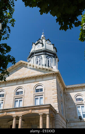 Le Madison County Courthouse de Winterset en Iowa, USA. Banque D'Images