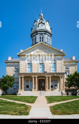 Le Madison County Courthouse de Winterset en Iowa, USA. Banque D'Images