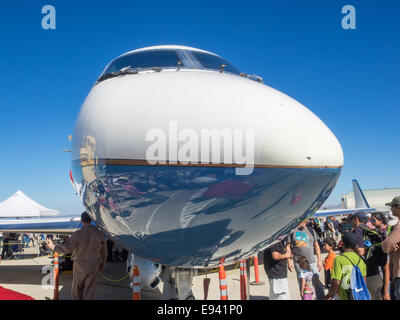 Mountain View, CA/USA - 18 octobre 2014 : l'Ames Research Center de la NASA 75e anniversaire Portes Ouvertes. Les visiteurs de l'événement ont visité Banque D'Images