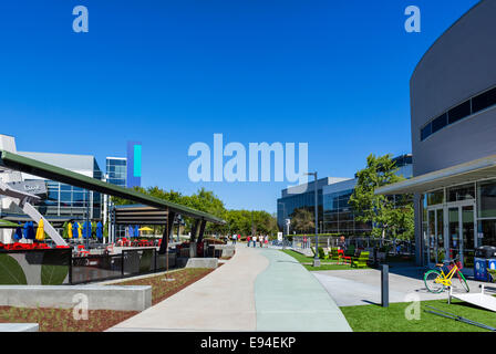 Siège social Google Campus, sur la montagne, Californie, USA Banque D'Images