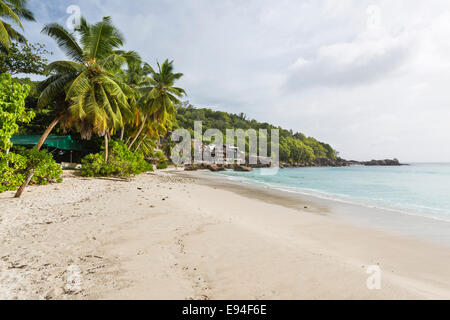 Anse Takamaka au sud de Mahé, Seychelles Banque D'Images