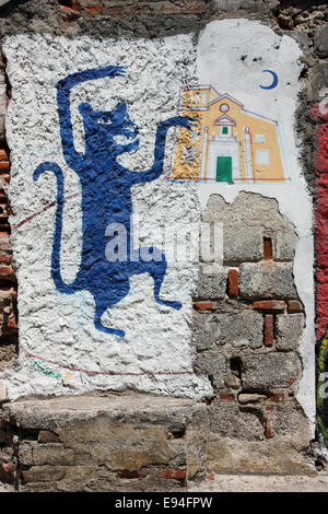 L'Art de la rue, Carthagène, Colombie Banque D'Images