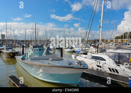 Le moteur, la canonnière ou MGB 81 dans Gosport Marina, Haslar Creek, Gosport Banque D'Images