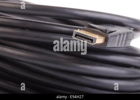 Câble d’écran Banque D'Images