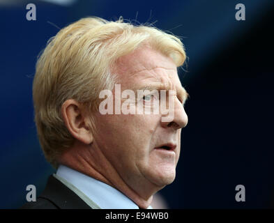 Glasgow, Royaume-Uni. Oct 11, 2014. Gordon Strachan, manager de l'Ecosse - Euro 2016 Qualifications - l'Ecosse contre la Géorgie - Stade Ibrox - Glasgow - Ecosse - 11 octobre 2014 - © Simon Bellis/Sportimage/csm/Alamy Live News Banque D'Images