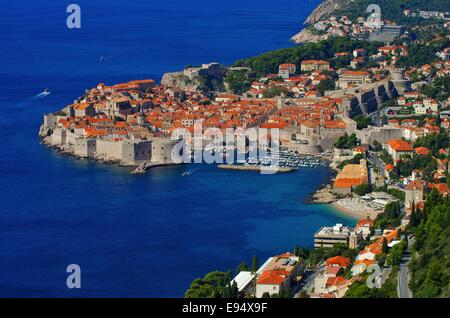 Von oben - Dubrovnik Dubrovnik vue 38 Banque D'Images