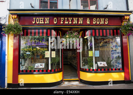 John O'Flynn et fils de bouchers, Cork, Irlande Banque D'Images