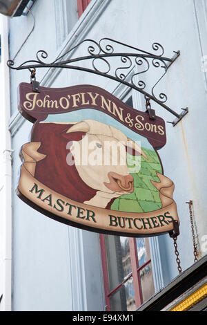 John O'Flynn et fils de bouchers, Cork, Irlande Banque D'Images