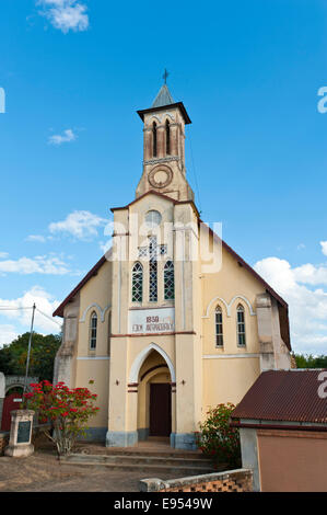 Ancienne église de la ville haute, le centre historique, Fianarantsoa, ​​Madagascar Banque D'Images