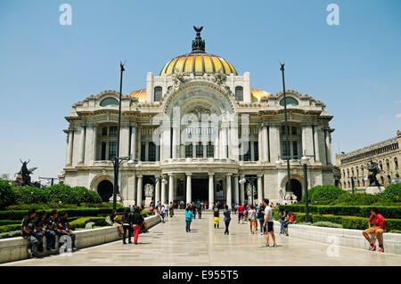 Palacio de Bellas Artes, Palace of Fine Arts, musée et l'opéra, le centre historique, la ville de Mexico, District Fédéral, Mexique Banque D'Images