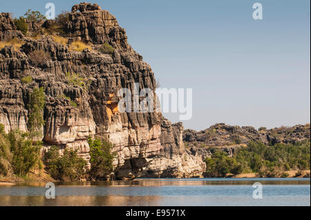 Les Gorges de Geikie, Kimberley, Australie occidentale Banque D'Images