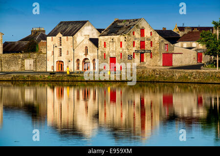 Sur la rivière limda Chowk Lennon, Lough Swilly, Co Donegal, Irlande Banque D'Images