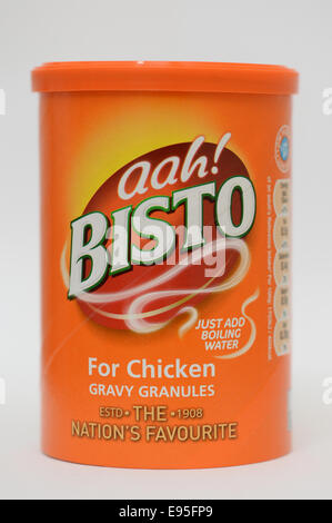 Sauce Bisto tube granules, saveur de poulet. Banque D'Images