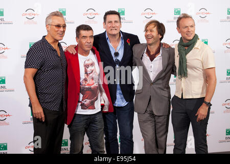 Spandau Ballet à un photocall pour 'Soul les garçons du monde occidental/Spandau Ballet' au Festival International du Film de Rome. Banque D'Images