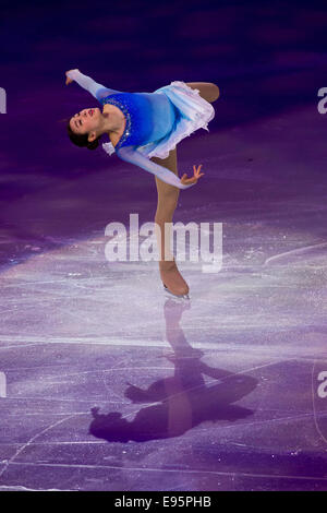 Yu-Na Kim (KOR) spectacle dans l'exposition Gala de patinage artistique aux Jeux Olympiques d'hiver de Sotchi en 2014, Banque D'Images