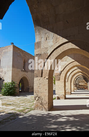Cour de la Turquie au caravansérail Sultanhani Banque D'Images