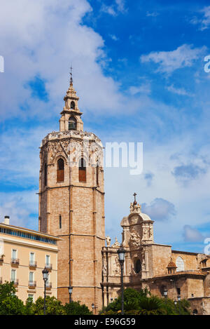 Basilique-cathédrale Métropolitaine - Valencia Espagne Banque D'Images