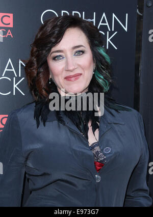 Orphelin 'noir' en première mondiale au cinéma Sunshine - Arrivées avec : Maria Doyle Kennedy Où : New York, United States Quand : 17 Avr 2014 Banque D'Images