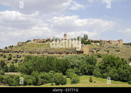 Pedraza de la Sierra, Ségovie, Espagne Banque D'Images